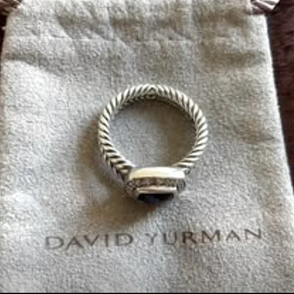 🖤David Yurman•Petite Black Onyx Ring🖤 - Picture 6 of 6